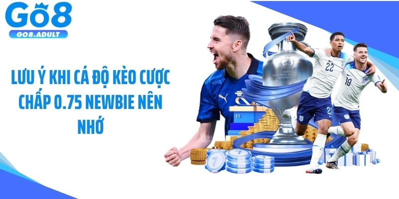 Lưu ý khi cá độ kèo cược chấp 0.75 newbie nên nhớ